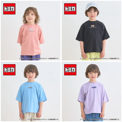 日本童裝 b・R# x Tomica 防污系列 速乾系列 防UV 2Way 前後兩著 印花上衣 90-130cm 男童款 夏季 TOPS