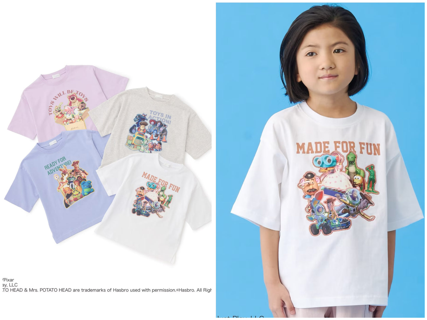 日本童裝 b・R# x Disney ToyStory 接觸冷感 防UV 印花上衣 100-140cm 男童款 夏季 TOPS