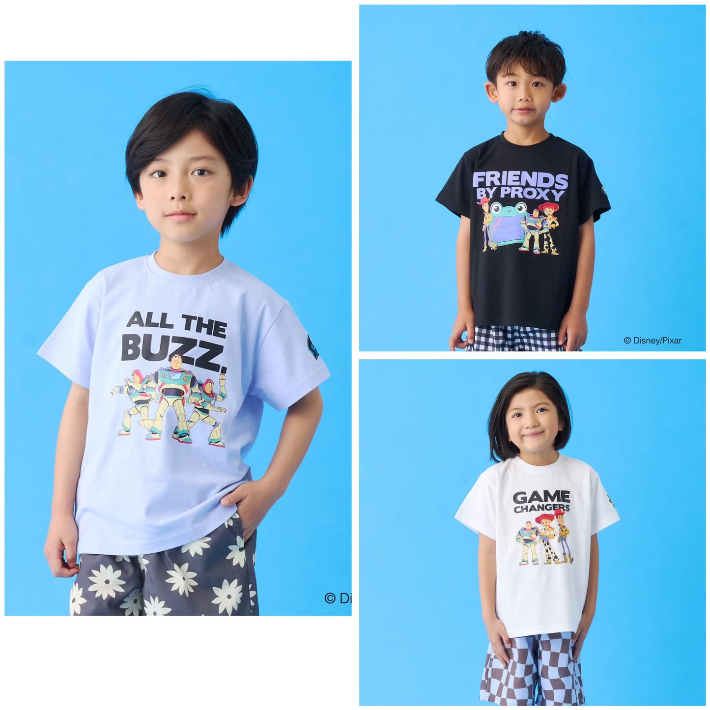 日本童裝 b・R# x Disney ToyStory 接觸冷感 防UV 印花上衣 100-140cm 男童款 夏季 TOPS