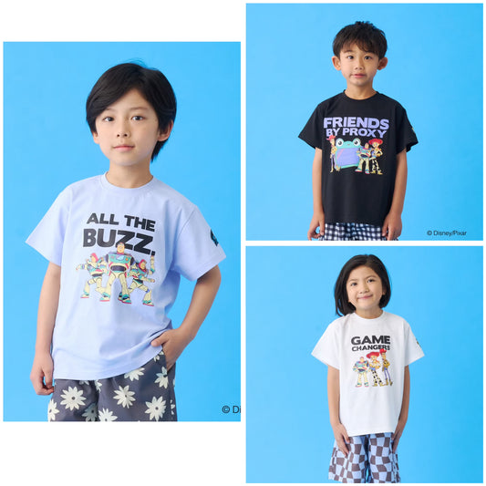 日本童裝 b・R# x Disney ToyStory 接觸冷感 防UV 印花上衣 100-140cm 男童款 夏季 TOPS