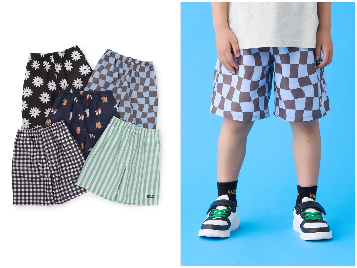 日本童裝 b・R# 接觸冷感 休閒短褲 100-140cm 男童款 夏季 PANTS