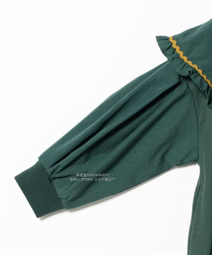 日本童裝 B:MING by BEAMS 荷葉邊領連身裙 90-140cm 女童款 秋冬季 DRESSES