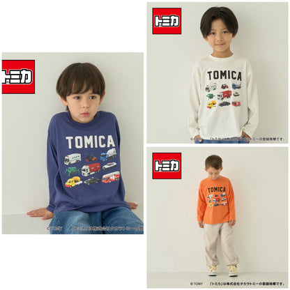 日本童裝 b・R# x Tomica 印花上衣 90-130cm 男童款 秋季 TOPS