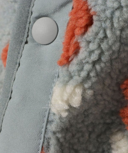 日本童裝 BEAMS mini 提花絨毛外套 90-140cm 男童款/女童款 秋冬季 (適合香港平均溫度、寒冷天氣、溫度低天氣）OUTERWEAR  【日本預售：2025年11月下旬】