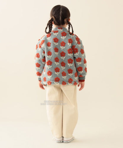 日本童裝 BEAMS mini 提花絨毛外套 90-140cm 男童款/女童款 秋冬季 (適合香港平均溫度、寒冷天氣、溫度低天氣）OUTERWEAR  【日本預售：2025年11月下旬】