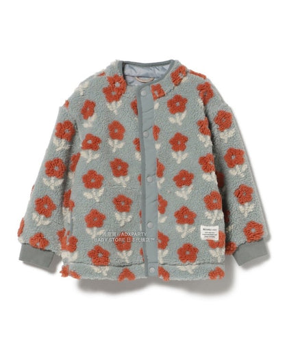 日本童裝 BEAMS mini 提花絨毛外套 90-140cm 男童款/女童款 秋冬季 (適合香港平均溫度、寒冷天氣、溫度低天氣）OUTERWEAR  【日本預售：2025年11月下旬】