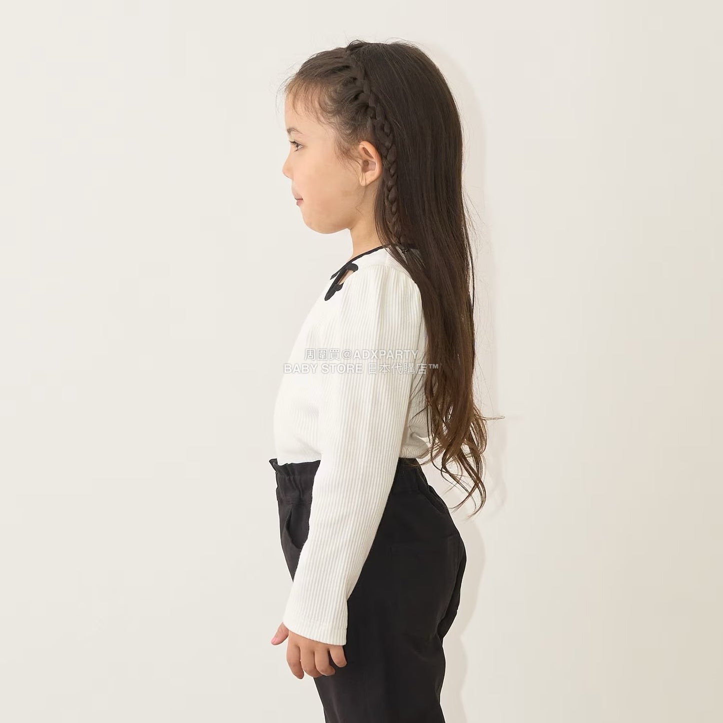 日本童裝 Ly# mine 心形鏤空毛巾布上衣 100-150cm 女童款 秋季 TOPS