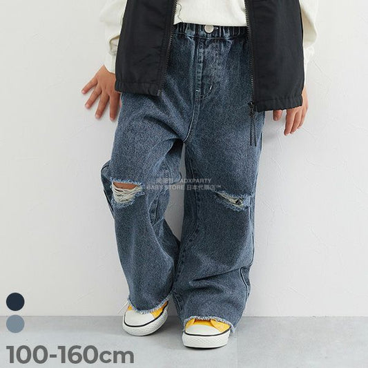 日本童裝 dev!rock 復古直筒牛仔褲 100-160cm 男童款/女童款 秋季 PANTS