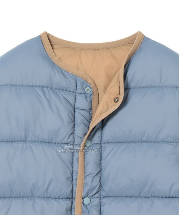 日本童裝 BEAMS mini 2Way 雙面兩著 夾棉無領外套 90-150cm 男童款/女童款 秋冬季 (適合香港平均溫度、寒冷天氣）OUTERWEAR 