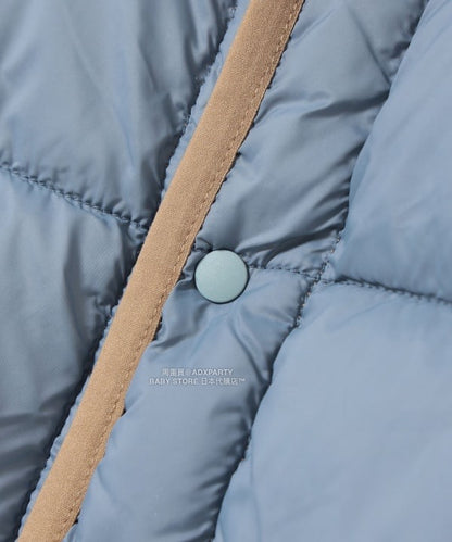 日本童裝 BEAMS mini 2Way 雙面兩著 夾棉無領外套 90-150cm 男童款/女童款 秋冬季 (適合香港平均溫度、寒冷天氣）OUTERWEAR 