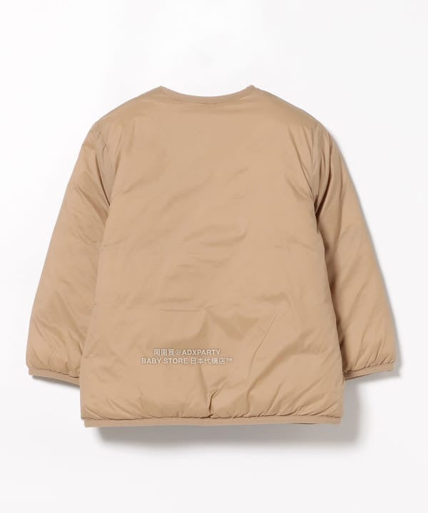 日本童裝 BEAMS mini 2Way 雙面兩著 夾棉無領外套 90-150cm 男童款/女童款 秋冬季 (適合香港平均溫度、寒冷天氣）OUTERWEAR 
