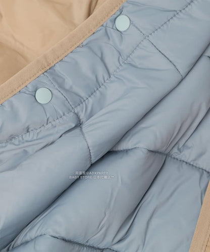 日本童裝 BEAMS mini 2Way 雙面兩著 夾棉無領外套 90-150cm 男童款/女童款 秋冬季 (適合香港平均溫度、寒冷天氣）OUTERWEAR 