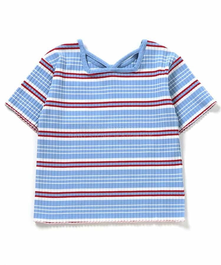 日本童裝 BREEZE 柔和羅紋上衣 80-140cm 女童款 夏季 TOPS