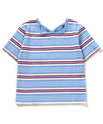 日本童裝 BREEZE 柔和羅紋上衣 80-140cm 女童款 夏季 TOPS