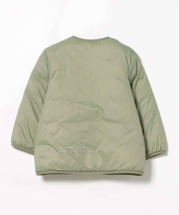日本童裝 BEAMS mini 2Way 雙面兩著 夾棉無領外套 90-150cm 男童款/女童款 秋冬季 (適合香港平均溫度、寒冷天氣）OUTERWEAR 