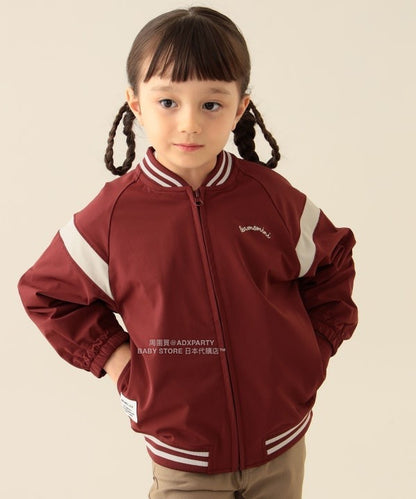 日本童裝 BEAMS mini 防水系列 彈性棒球運動外套 90-150cm 男童款/女童款 秋冬季  (適合初秋、香港平均溫度）OUTERWEAR 