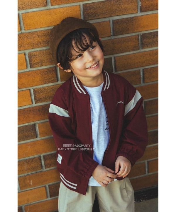 日本童裝 BEAMS mini 防水系列 彈性棒球運動外套 90-150cm 男童款/女童款 秋冬季  (適合初秋、香港平均溫度）OUTERWEAR 