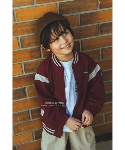 日本童裝 BEAMS mini 防水系列 彈性棒球運動外套 90-150cm 男童款/女童款 秋冬季  (適合初秋、香港平均溫度）OUTERWEAR 