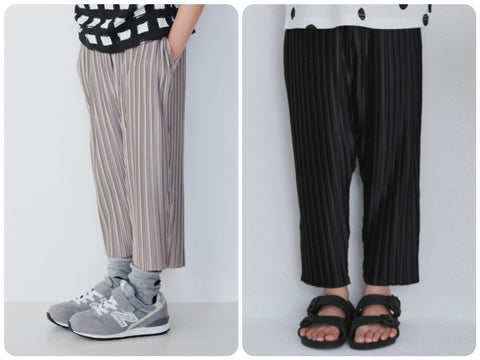 日本童裝 Branshes x b.+A 金子綾 百褶長褲 90-150cm 男童款/女童款 夏季 PANTS