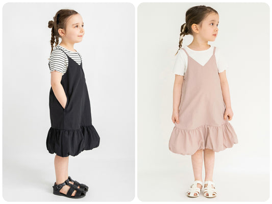 Japanese children's clothing Branches suspender bubble skirt 90-150cm girls summer dresses 