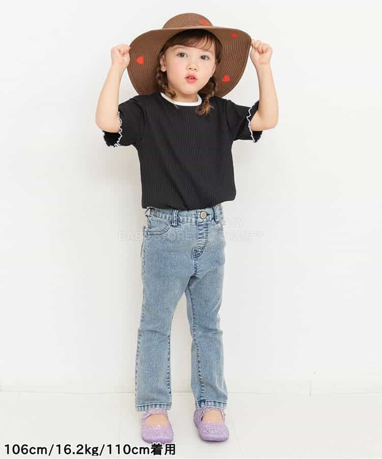 日本童裝 BREEZE 柔和羅紋上衣 80-140cm 女童款 夏季 TOPS