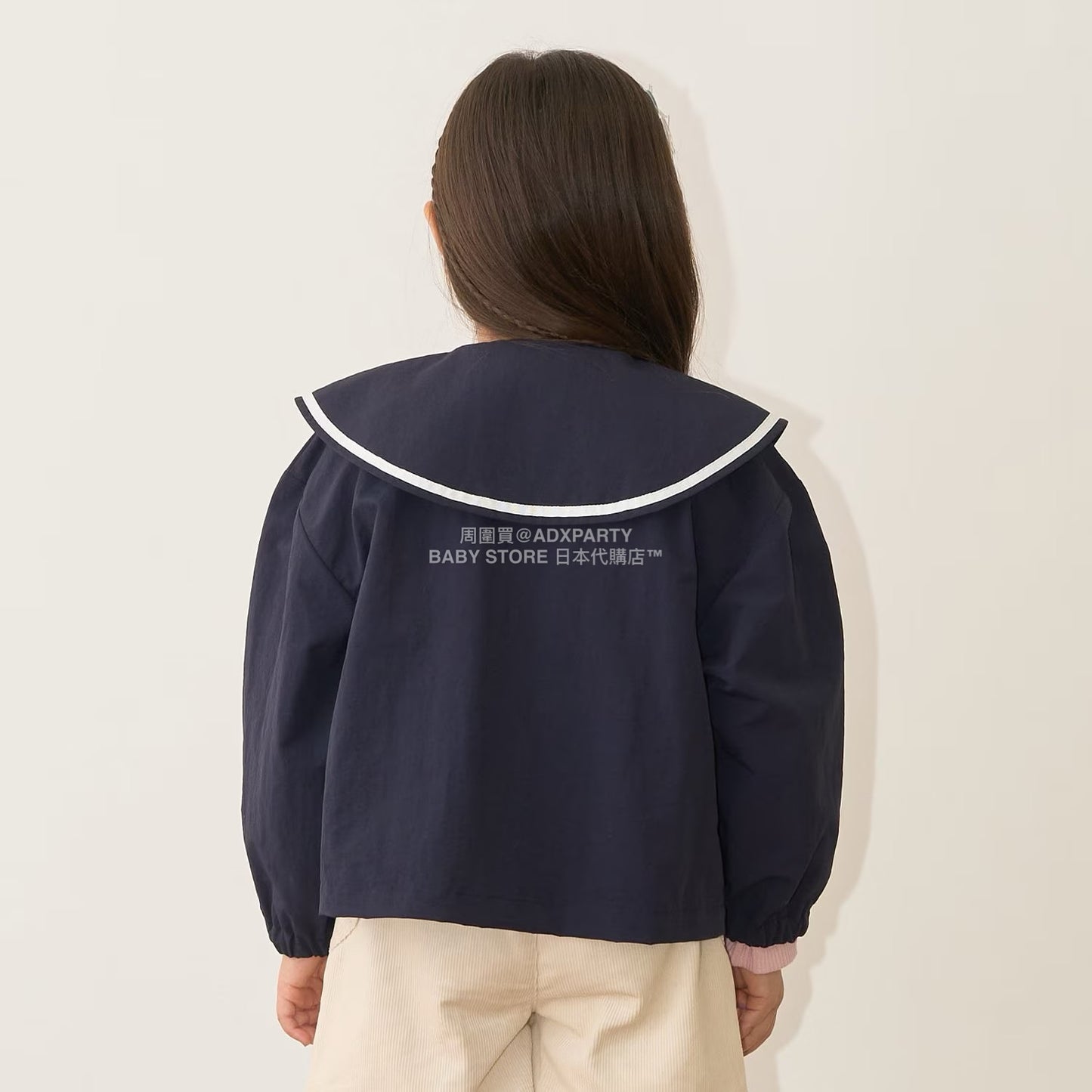 日本童裝 Ly# mine 荷葉領外套 100-150cm 女童款 秋季 OUTERWEAR