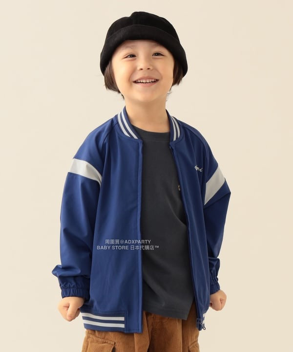 日本童裝 BEAMS mini 防水系列 彈性棒球運動外套 90-150cm 男童款/女童款 秋冬季  (適合初秋、香港平均溫度）OUTERWEAR 