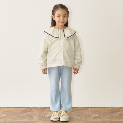 日本童裝 Ly# mine 荷葉領外套 100-150cm 女童款 秋季 OUTERWEAR