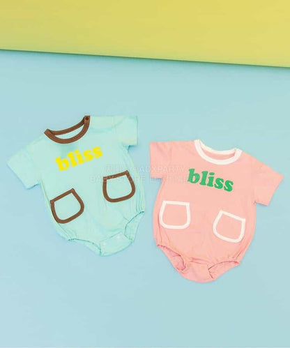 日本童裝 BREEZE 雙口袋連衣 70-80cm 男童款/女童款 初生嬰兒 夏季 Jumpsuit