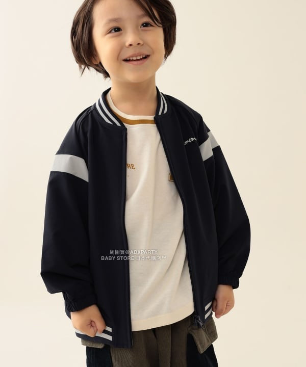 日本童裝 BEAMS mini 防水系列 彈性棒球運動外套 90-150cm 男童款/女童款 秋冬季  (適合初秋、香港平均溫度）OUTERWEAR 