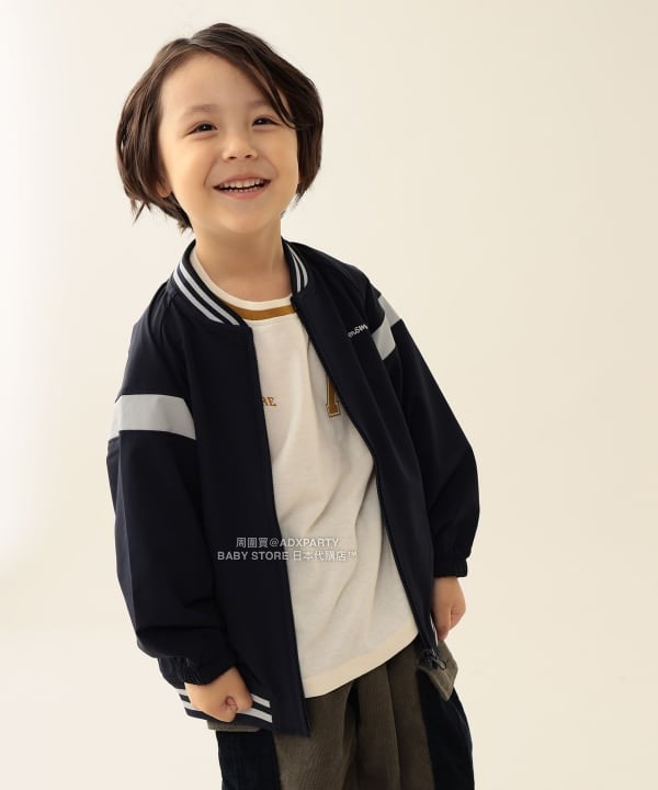 日本童裝 BEAMS mini 防水系列 彈性棒球運動外套 90-150cm 男童款/女童款 秋冬季  (適合初秋、香港平均溫度）OUTERWEAR 