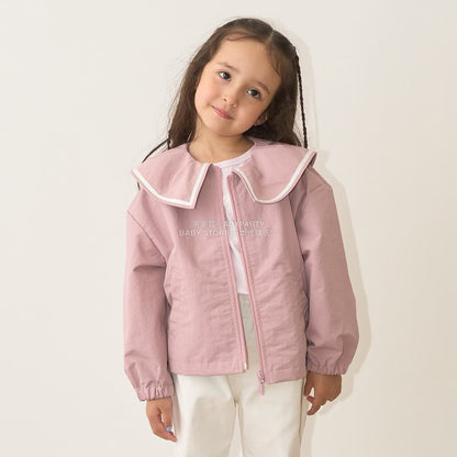 日本童裝 Ly# mine 荷葉領外套 100-150cm 女童款 秋季 OUTERWEAR