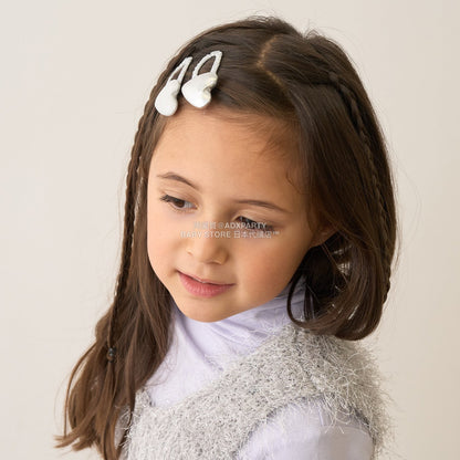 日本直送 Lycee mine 閃亮心形髮夾2件套 手飾/髮飾系列