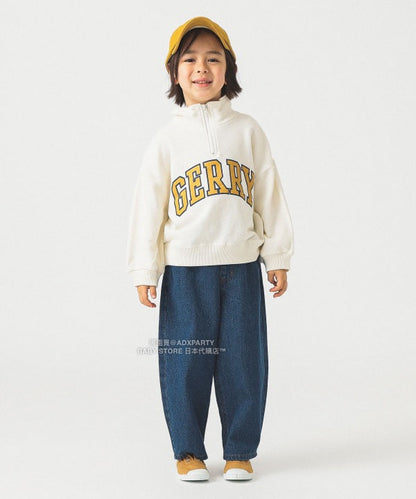 日本童裝 B:MING by BEAMS [別注版] GERRY / 半拉鍊運動衛衣 110-150cm 男童款/女童款 秋冬季 TOPS