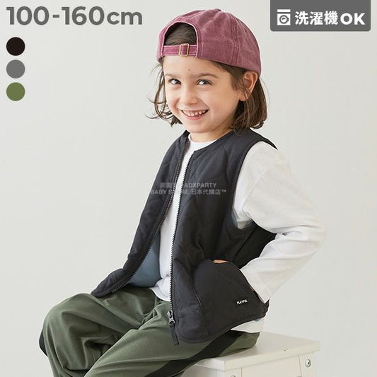 日本童裝 dev!rock 絎縫背心外套 100-160cm 男童款/女童款 秋季 OUTERWEAR
