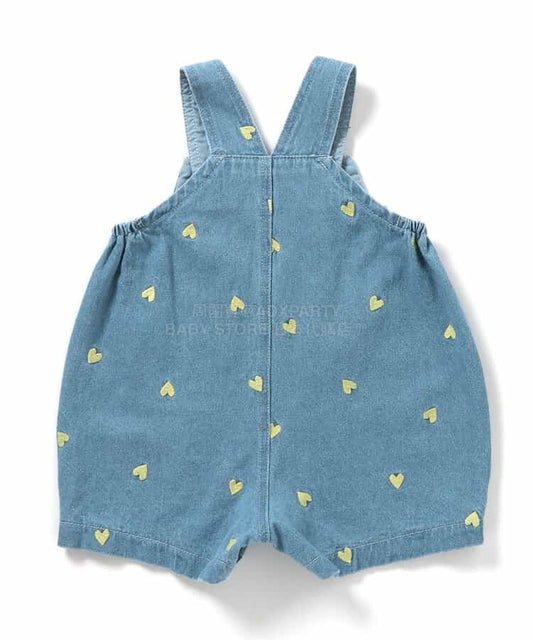 日本童裝 BREEZE 心心刺繡連衣 70-90cm 男童款/女童款 初生嬰兒 夏季 Jumpsuit