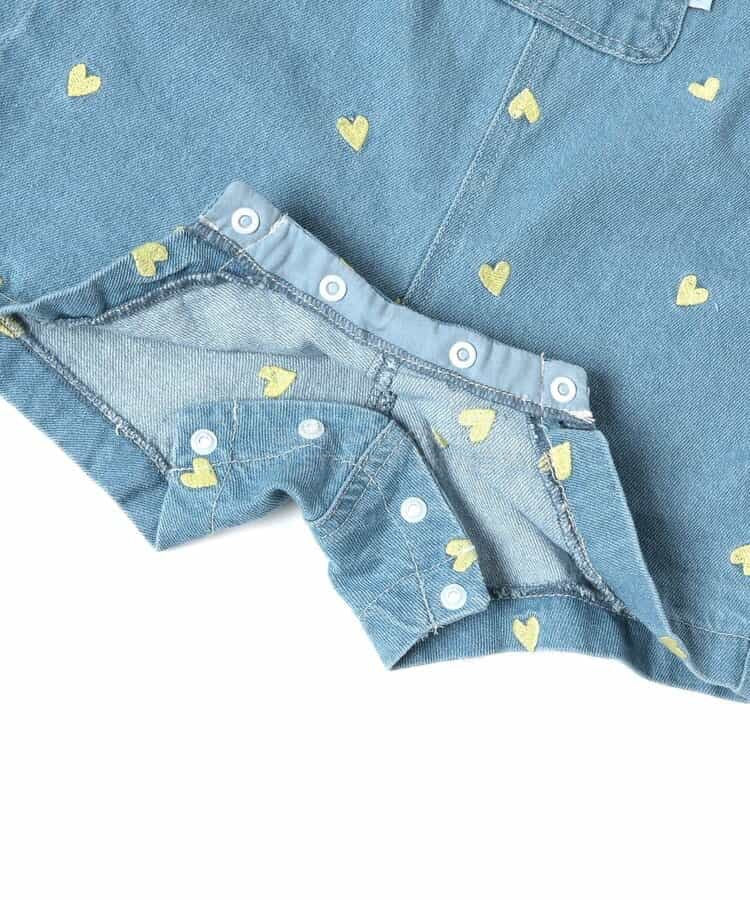 日本童裝 BREEZE 心心刺繡連衣 70-90cm 男童款/女童款 初生嬰兒 夏季 Jumpsuit