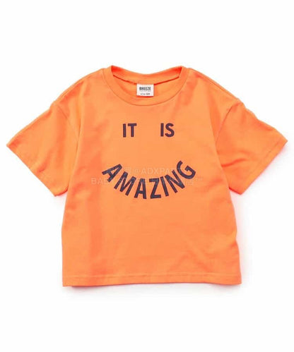 日本童裝 BREEZE 字母印花上衣 90-160cm 男童款/女童款 夏季 TOPS