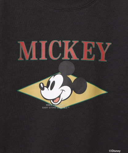 日本童裝 B:MING by BEAMS 【Disney】 MICKEY MOUSE 正面印花衛衣 90-140cm 男童款/女童款 秋冬季 TOPS