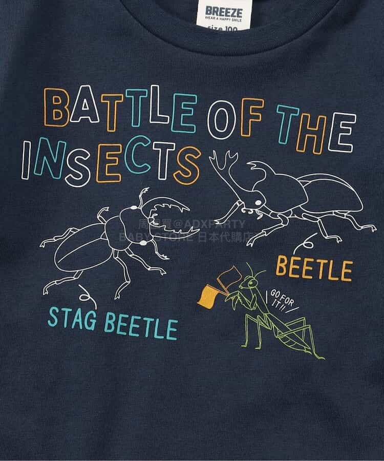 日本童裝 BREEZE 圖案印花上衣 90-150cm 男童款/女童款 夏季 TOPS