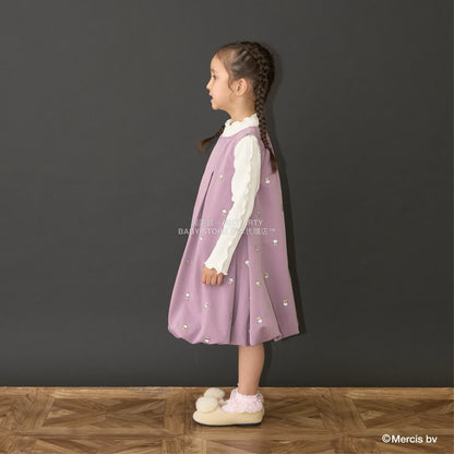 日本童裝 Ly# mine x miffy  刺繡泡泡連身裙 100-140cm 女童款 秋季 DRESSES