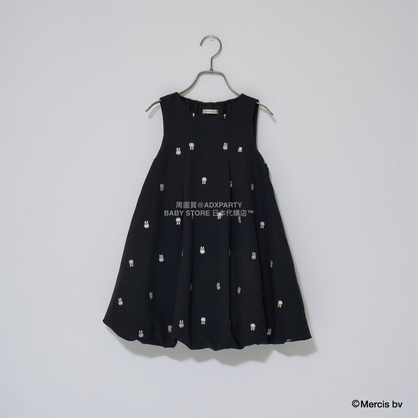 日本童裝 Ly# mine x miffy  刺繡泡泡連身裙 100-140cm 女童款 秋季 DRESSES