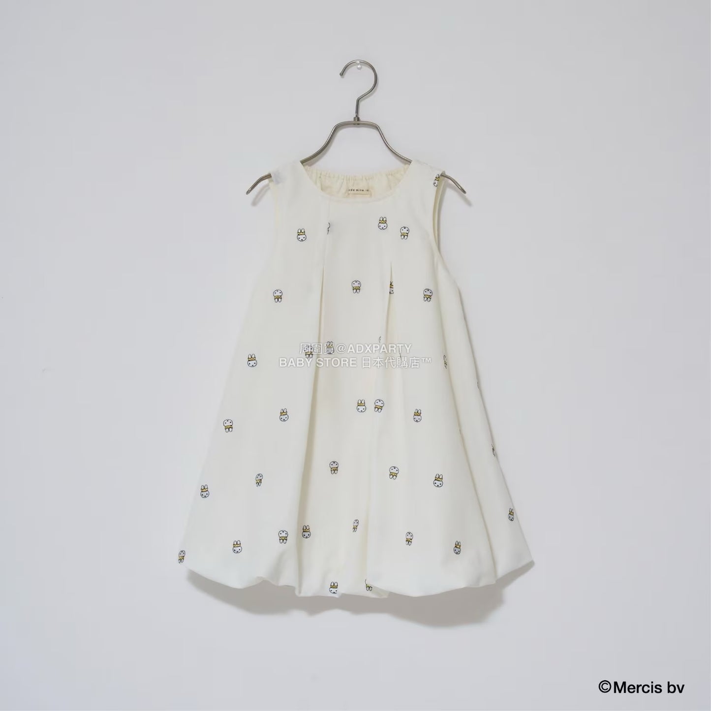 日本童裝 Ly# mine x miffy  刺繡泡泡連身裙 100-140cm 女童款 秋季 DRESSES