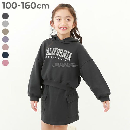 日本童裝 dev!rock 衛衣短裙兩件套裝 100-160cm 女童款 冬季 TOPS SKIRTS