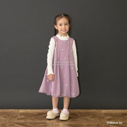 日本童裝 Ly# mine x miffy  刺繡泡泡連身裙 100-140cm 女童款 秋季 DRESSES