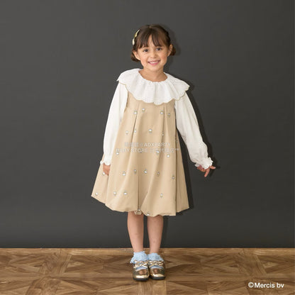日本童裝 Ly# mine x miffy  刺繡泡泡連身裙 100-140cm 女童款 秋季 DRESSES