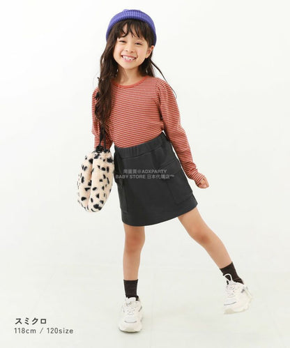 日本童裝 dev!rock 衛衣短裙兩件套裝 100-160cm 女童款 冬季 TOPS SKIRTS