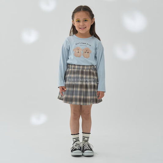 Japanese children's clothing Ly# mine tank top and shorts set 100-150cm girls summer TOPS PANTS