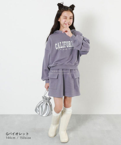 日本童裝 dev!rock 衛衣短裙兩件套裝 100-160cm 女童款 冬季 TOPS SKIRTS