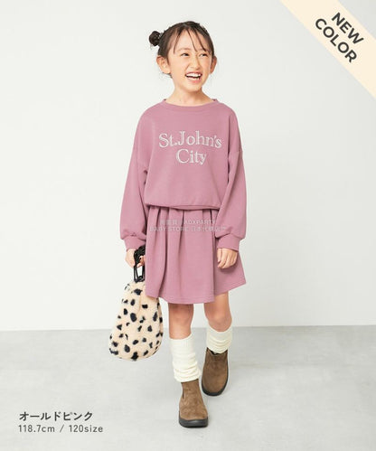 日本童裝 dev!rock 衛衣短裙兩件套裝 100-160cm 女童款 冬季 TOPS SKIRTS